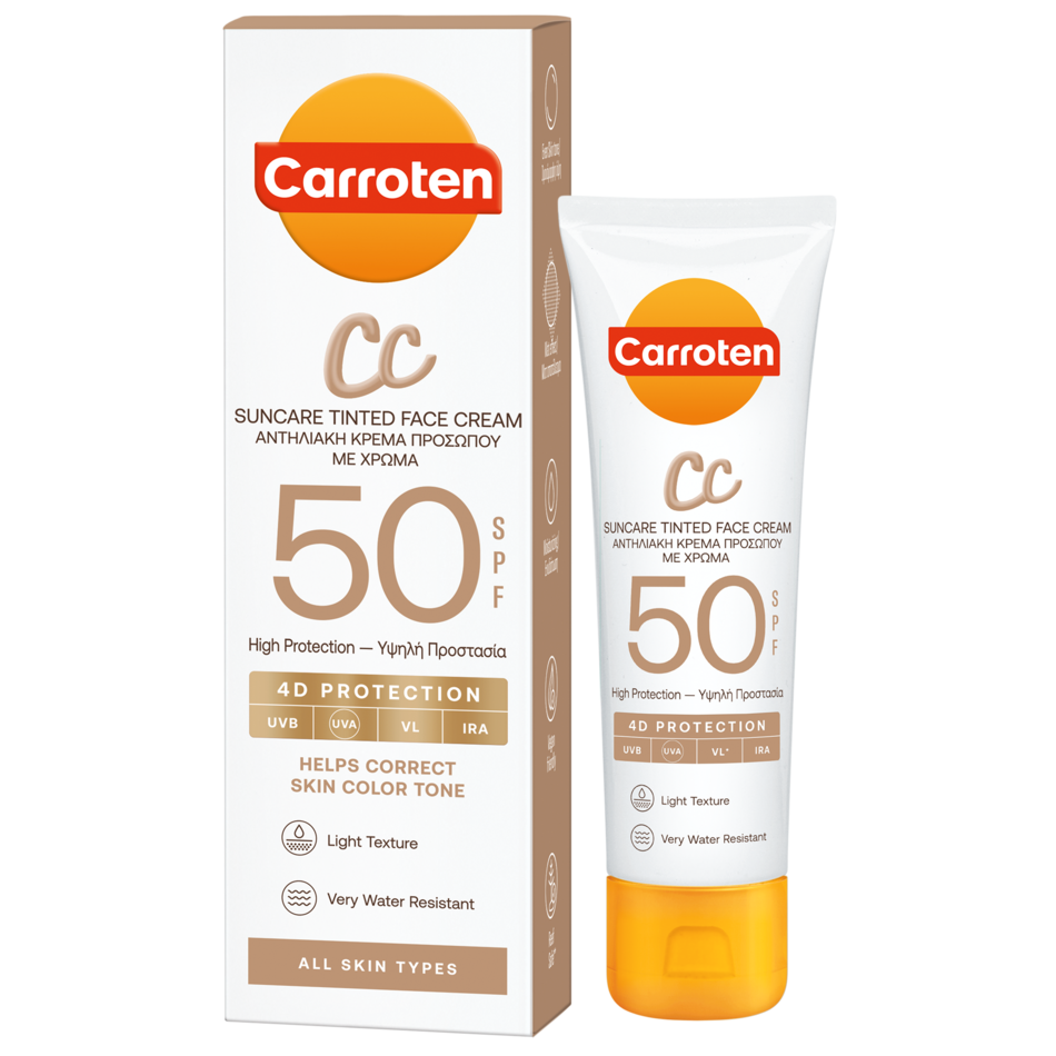 CARROTEN - CC Suncare Tinted Face Cream SPF50 - 50ml